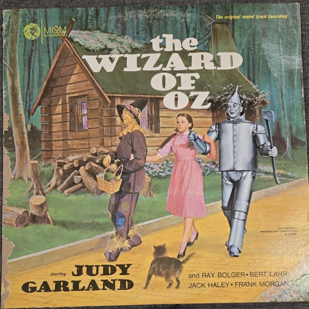 Vintage 1969 Vinyl MGM The Wizard Of Oz Orginal Soundtrack